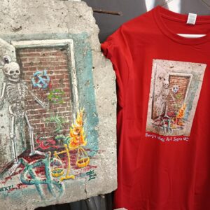 Skeleton In Closet Print